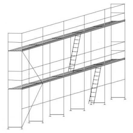 Homlokzati állvány 96 nm